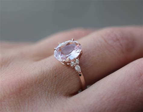 blush ring|blush pink engagement ring.